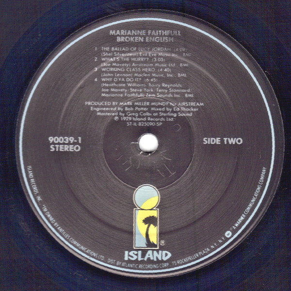 Marianne Faithfull : Broken English (LP,Album,Reissue,Stereo)