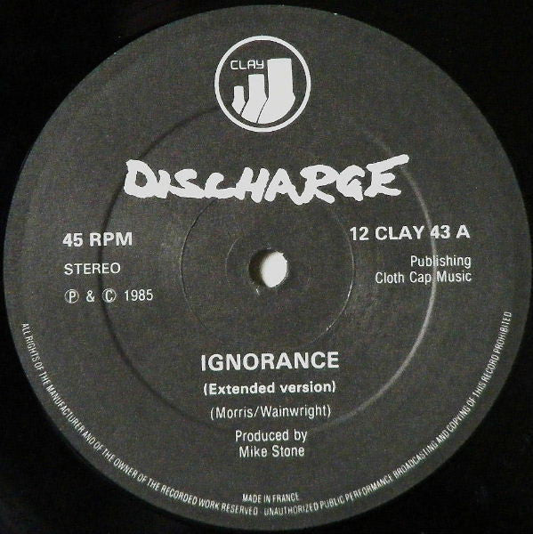 Discharge : Ignorance (12",45 RPM)