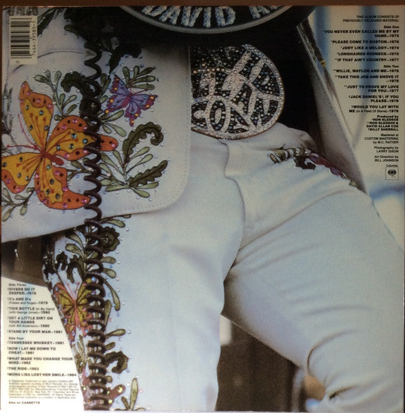David Allan Coe : For The Record - The First 10 Years (LP,Compilation)