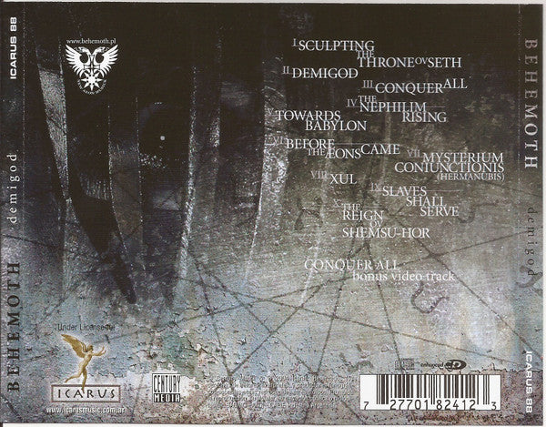 Behemoth (3) : Demigod (Album,Enhanced)