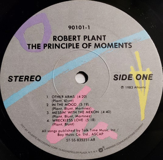 Robert Plant : The Principle Of Moments (LP,Album,Stereo)