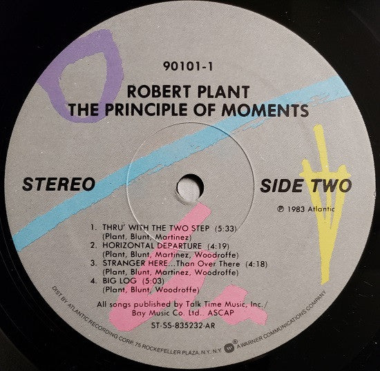 Robert Plant : The Principle Of Moments (LP,Album,Stereo)
