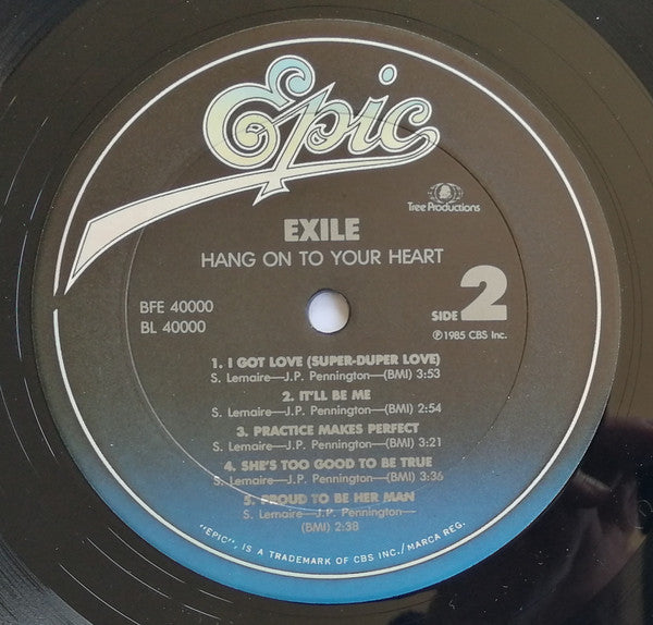 Exile (7) : Hang On To Your Heart (LP,Album)