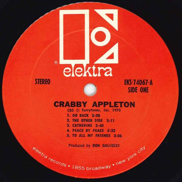 Crabby Appleton : Crabby Appleton (LP,Album)