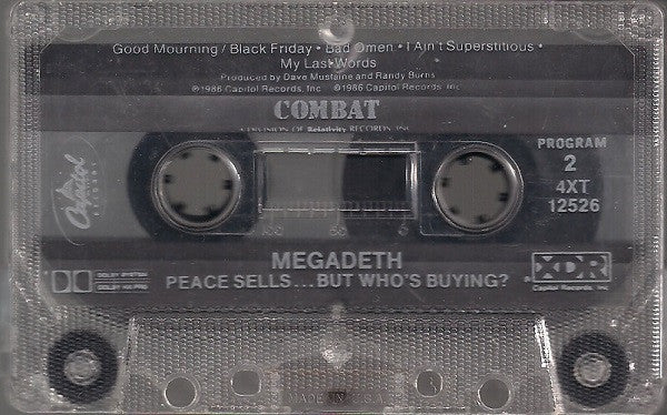 Megadeth : Peace Sells... But Who's Buying? (Album,Stereo)