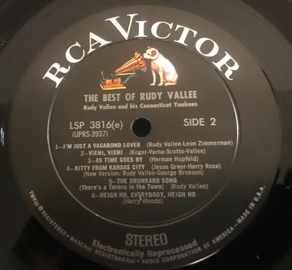 Rudy Vallee : The Best Of Rudy Vallee (LP,Compilation,Stereo)