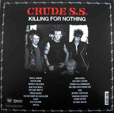 Crude SS : Killing For Nothing (LP,Compilation)