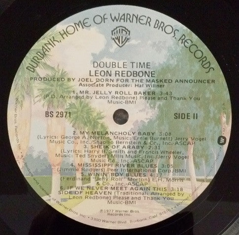 Leon Redbone : Double Time (LP,Album)
