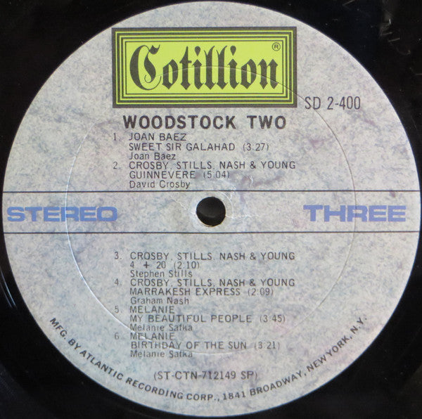 Various : Woodstock Two (LP,Album)