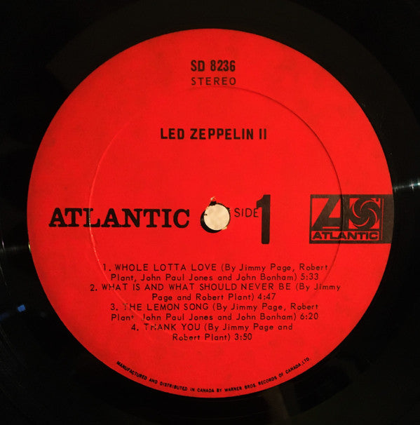 Led Zeppelin : Led Zeppelin II (LP,Album,Stereo)