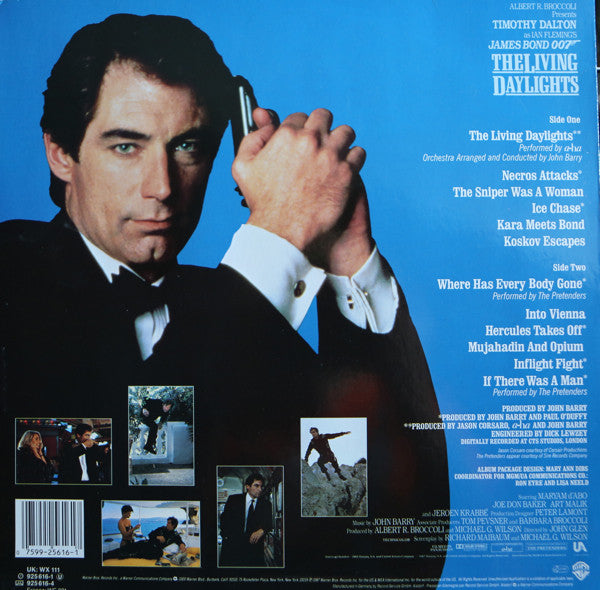 John Barry : The Living Daylights (Original Motion Picture Soundtrack) (LP,Album,Stereo)