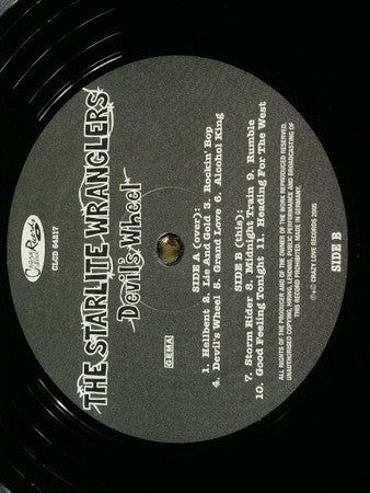 Starlite Wranglers, The : Devil`s Wheel (LP,Album)
