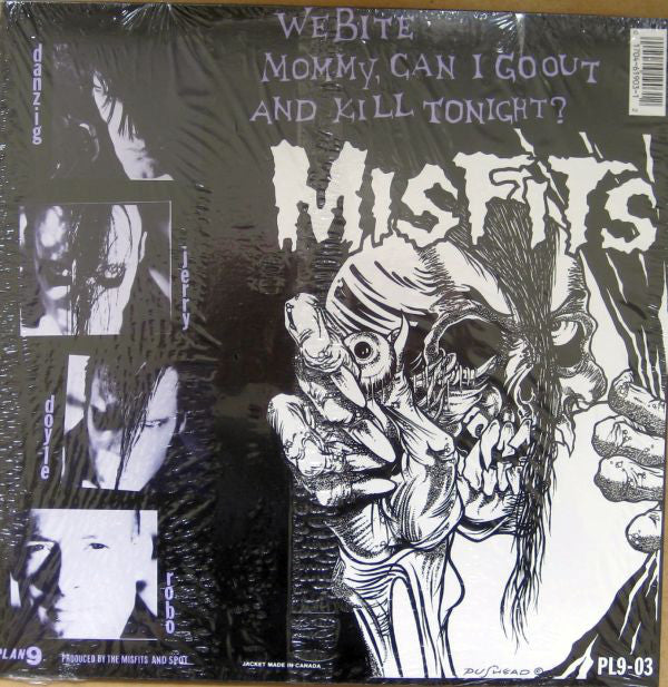 Misfits : Die Die My Darling (12",Repress,45 RPM,33 ⅓ RPM)
