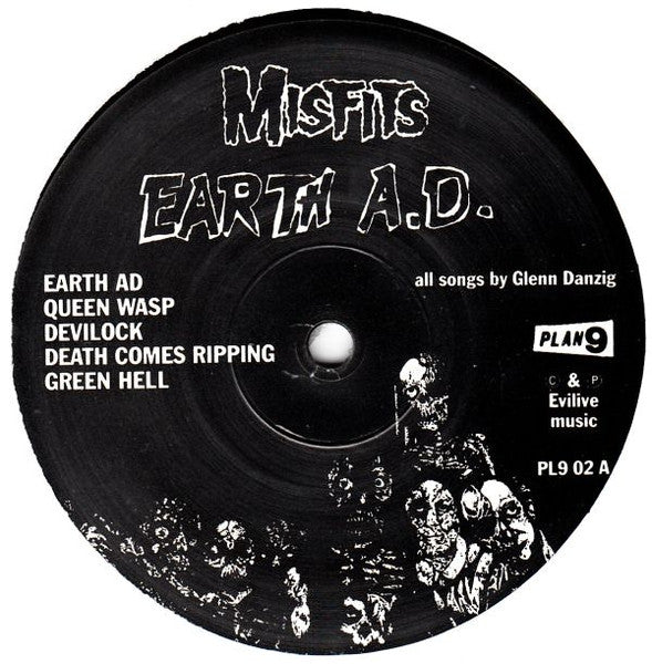 Misfits : Earth A.D. / Wolfs Blood (LP,Repress,Album,Misprint)