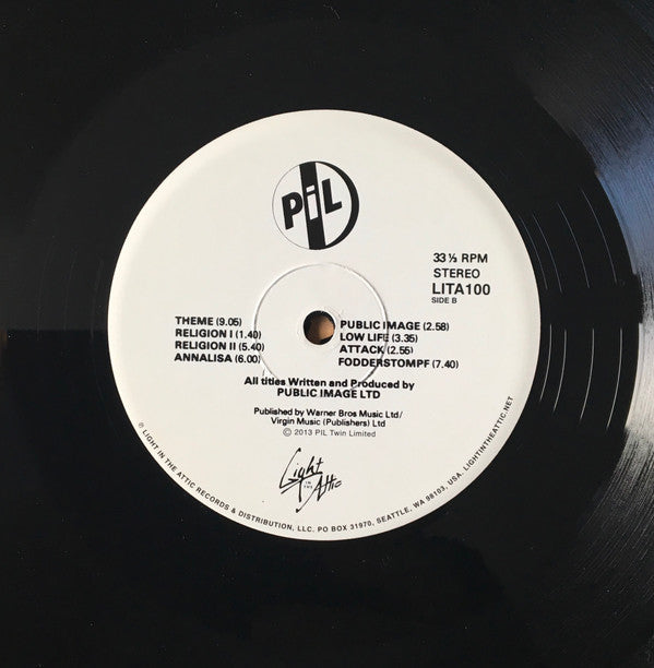 Public Image Limited : Public Image (First Issue) (LP,Album,Deluxe Edition,Limited Edition,Reissue)