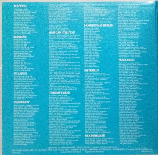Cat Stevens : Teaser And The Firecat (LP,Album,Stereo)