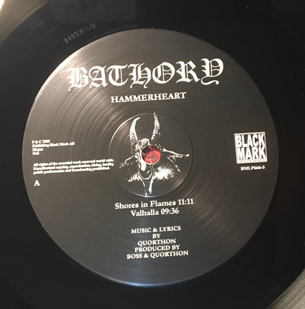 Bathory : Hammerheart (LP,Album,Reissue,Remastered)
