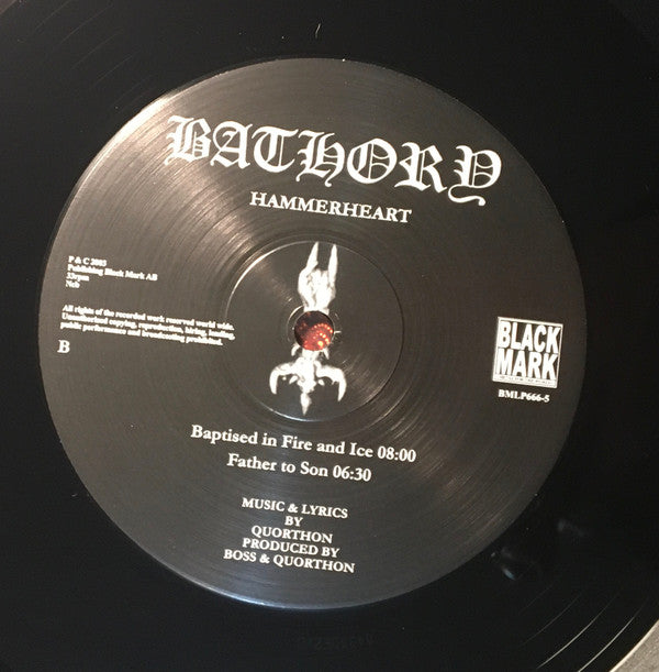Bathory : Hammerheart (LP,Album,Reissue,Remastered)