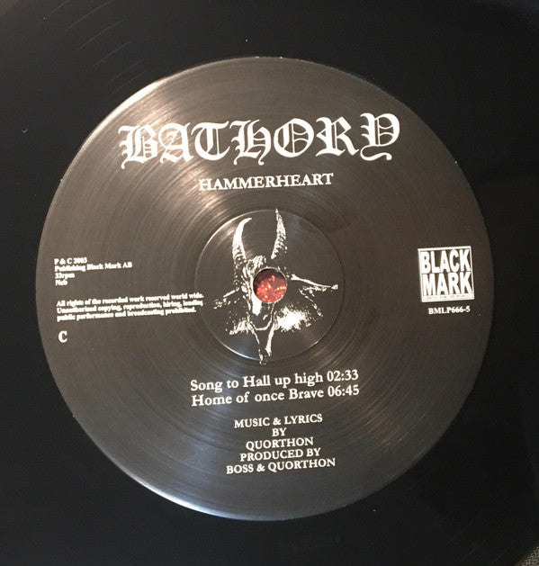Bathory : Hammerheart (LP,Album,Reissue,Remastered)