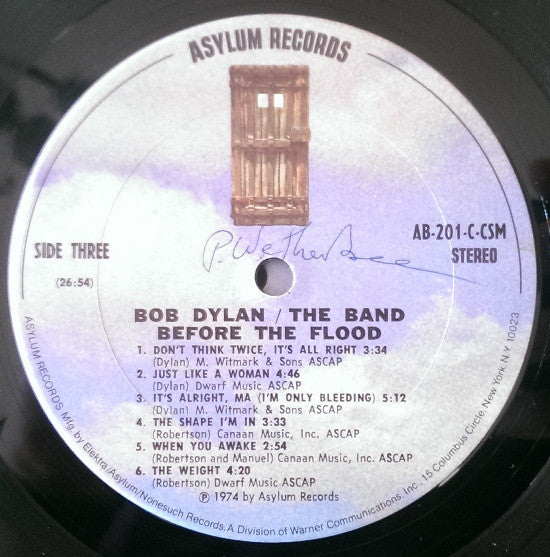 Bob Dylan / Band, The : Before The Flood (LP,Album)