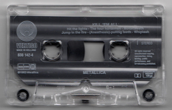 Metallica : Kill 'Em All (Album,Reissue)