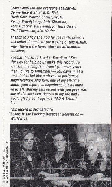 W.A.S.P. : The Headless Children (Album)