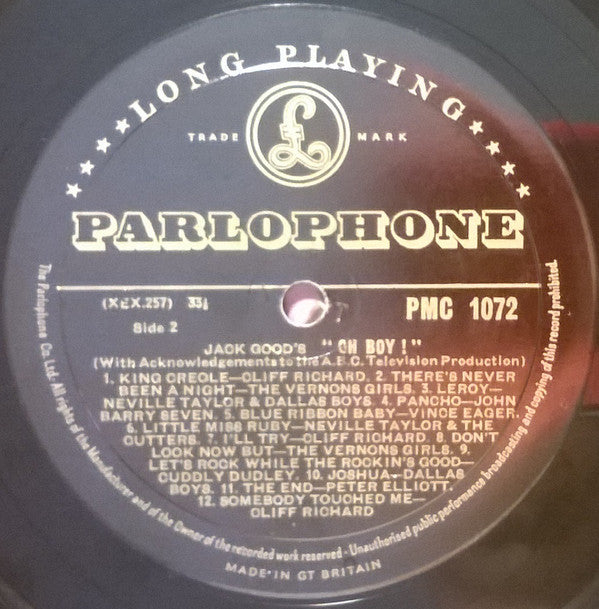 Various : Jack Good's Original "Oh Boy!" (LP,Album)