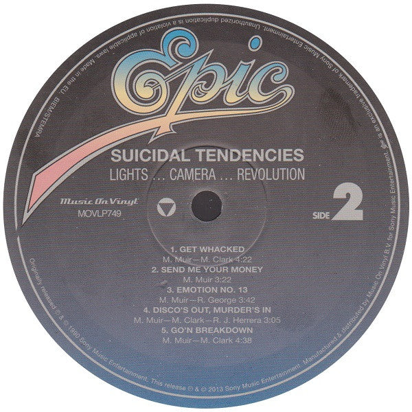 Suicidal Tendencies : Lights... Camera... Revolution (LP,Album,Reissue)