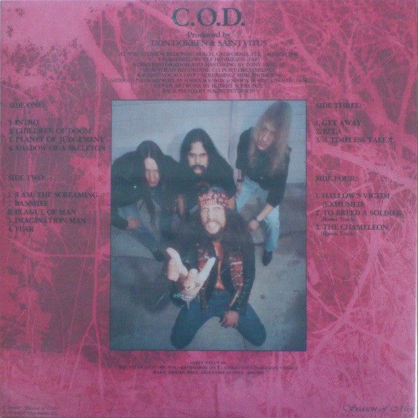Saint Vitus : C.O.D. (LP,Album,Limited Edition,Reissue,Remastered)
