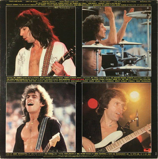 Pat Travers Band : Crash And Burn (LP,Album)