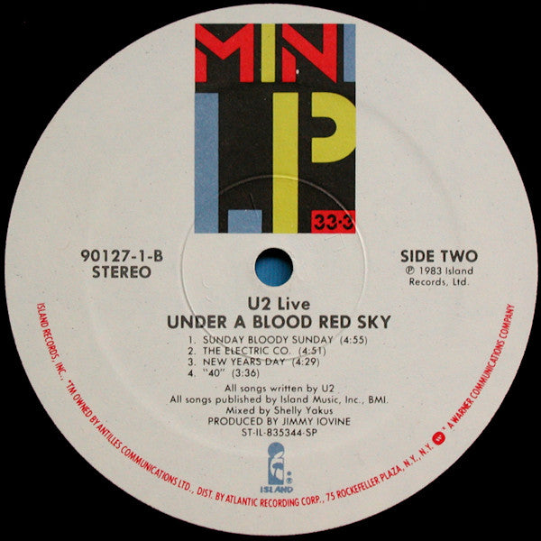 U2 : Live "Under A Blood Red Sky" (LP,Mini-Album)