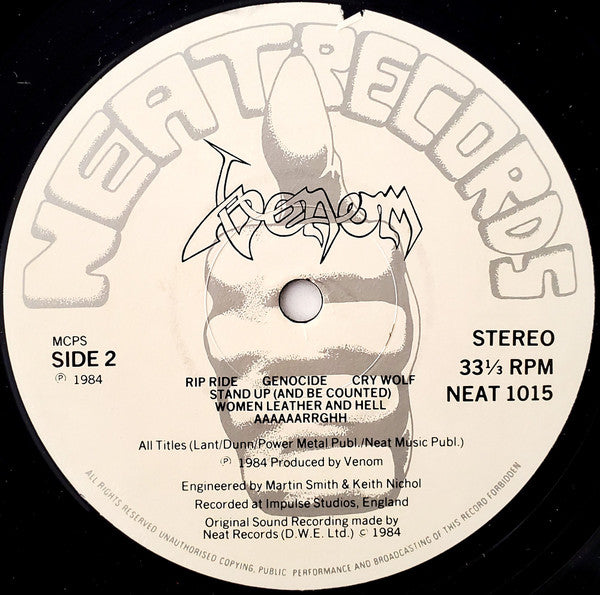 Venom (8) : At War With Satan (LP,Album)