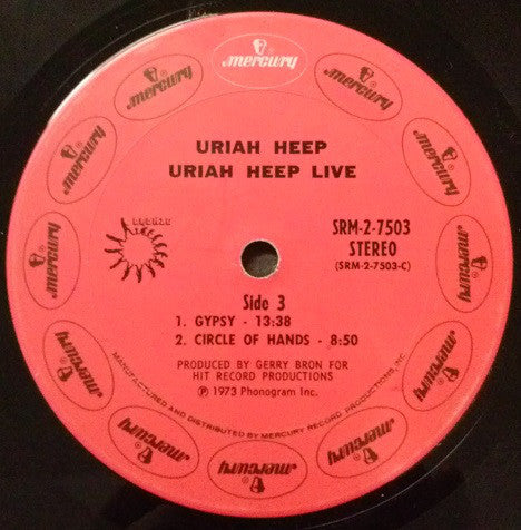 Uriah Heep : Uriah Heep Live (LP,Album)