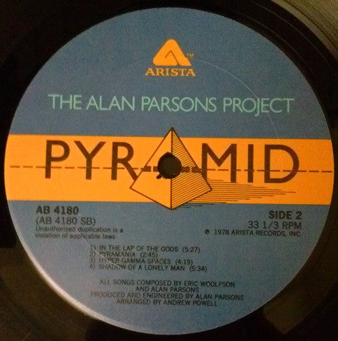 Alan Parsons Project, The : Pyramid (LP,Album)