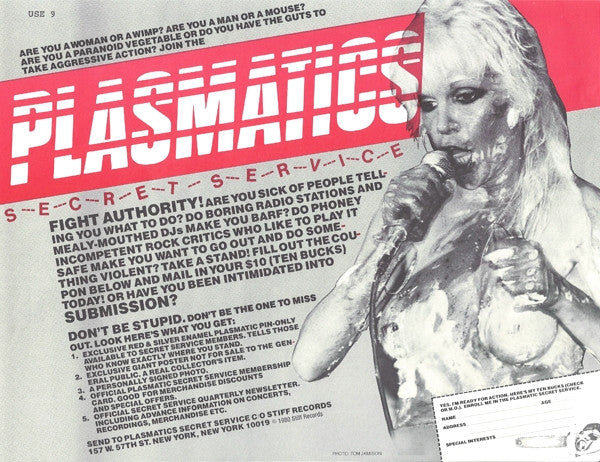 Plasmatics (2) : New Hope For The Wretched (LP,Album)