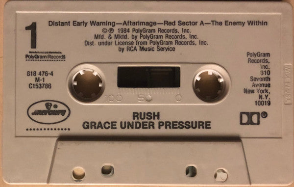 Rush : Grace Under Pressure (Album,Club Edition)