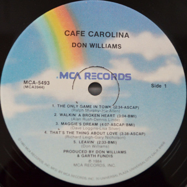 Don Williams (2) : Cafe Carolina (LP,Album)