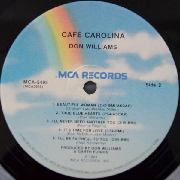 Don Williams (2) : Cafe Carolina (LP,Album)