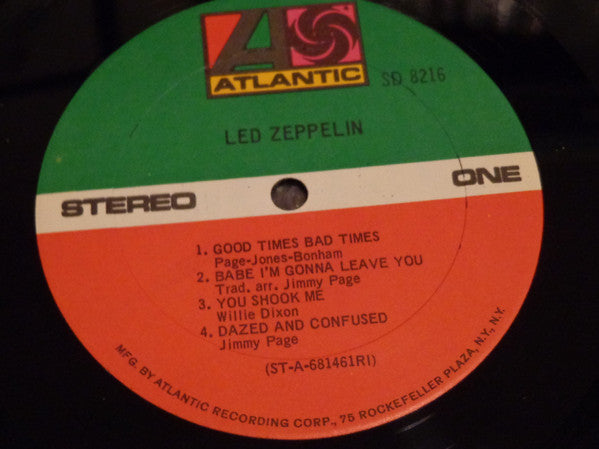 Led Zeppelin : Led Zeppelin (LP,Album,Reissue,Stereo)