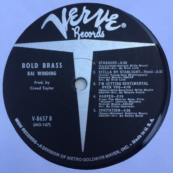Kai Winding : More Brass (LP,Album,Mono)