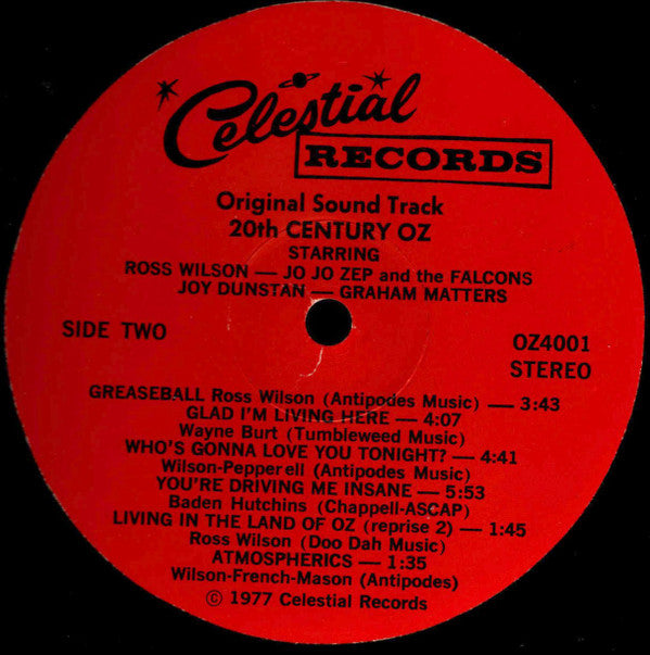 Various : 20th Century Oz (LP,Album,Stereo)