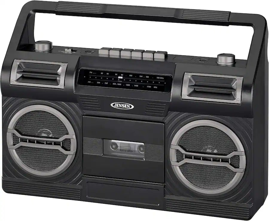 Jensen MCR500 BMBX Cassette Portable Stereo (Black )