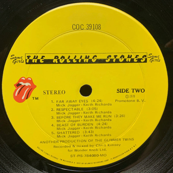 Rolling Stones, The : Some Girls (LP,Album,Stereo)