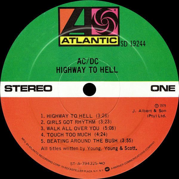 AC/DC : Highway To Hell (LP,Album)