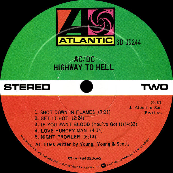 AC/DC : Highway To Hell (LP,Album)