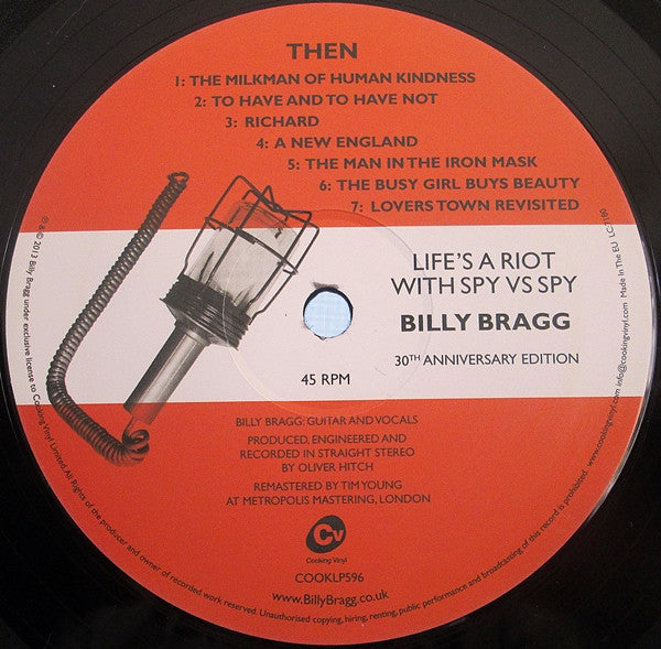 Billy Bragg : Life's A Riot With Spy Vs Spy (30th Anniversary Edition) (LP,45 RPM)
