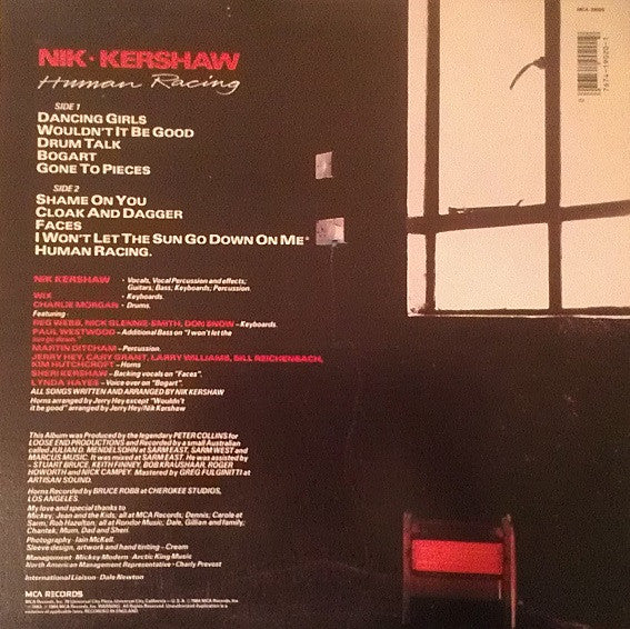 Nik Kershaw : Human Racing (LP,Album)