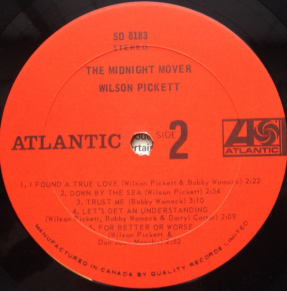 Wilson Pickett : The Midnight Mover (LP,Album,Stereo)