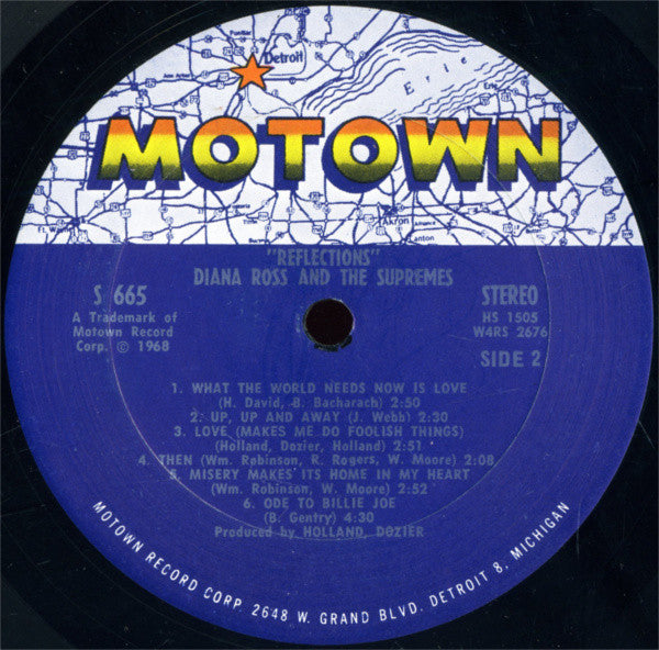 Supremes, The : Reflections (LP,Album,Stereo)