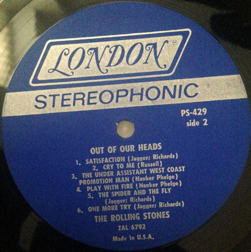 Rolling Stones, The : Out Of Our Heads (LP,Album,Repress,Stereo)